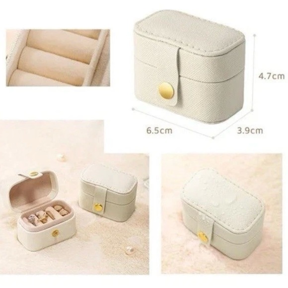 ❤️Elegant Aesthetic Jewelry Set -Women Pearl Necklace Earrings & Ring NIB Gift - Picture 4 of 4